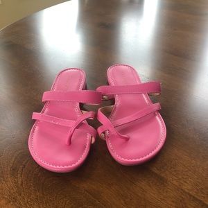 Pink Talbots sandals. Size 7